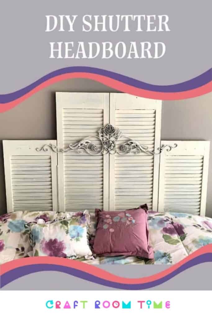 DIY Shutter Headboard