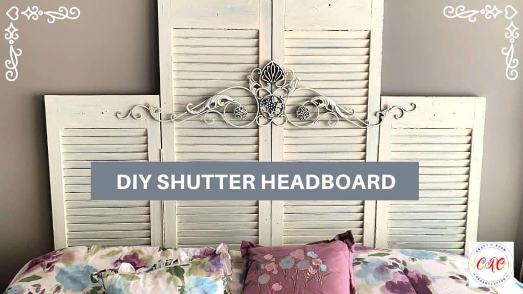 DIY Shutter Headboard