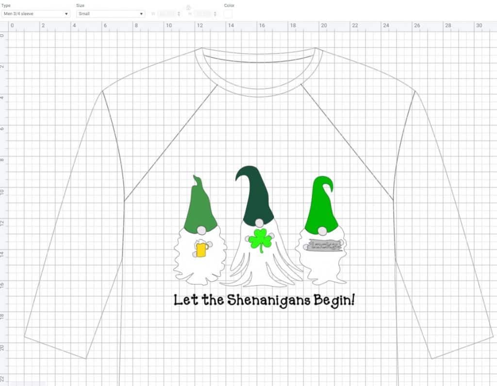 St Patrick's Day Gnomes T-Shirt