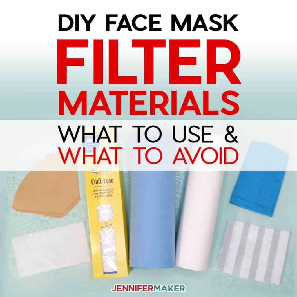 What is the best filter for homemade face mask