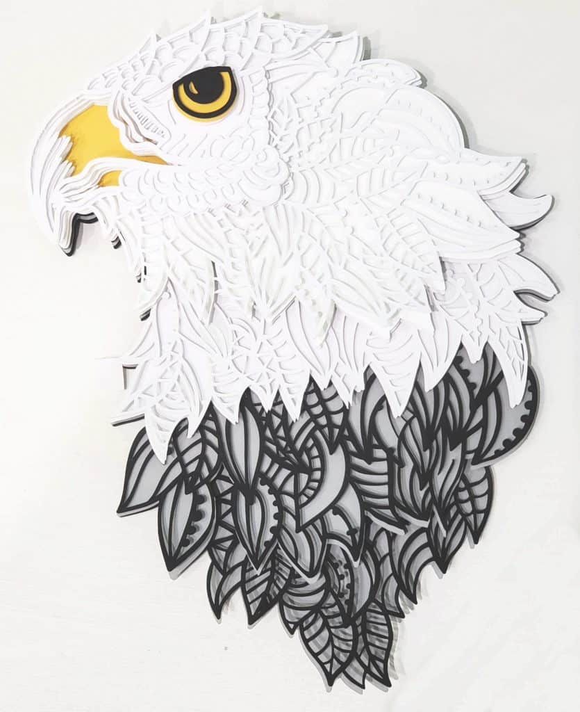 Download Eagle And Flag 3d Mandala For Cricut Design Space