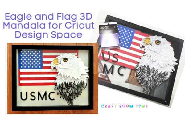 Download Eagle And Flag 3d Mandala For Cricut Design Space