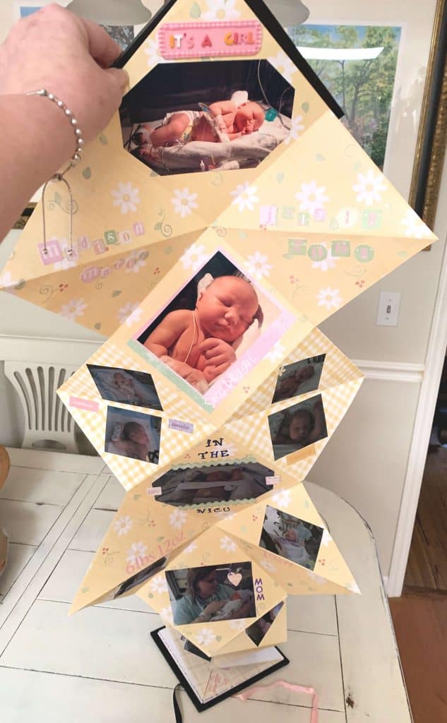 DIY Unique Collapsible Photo Scrapbook