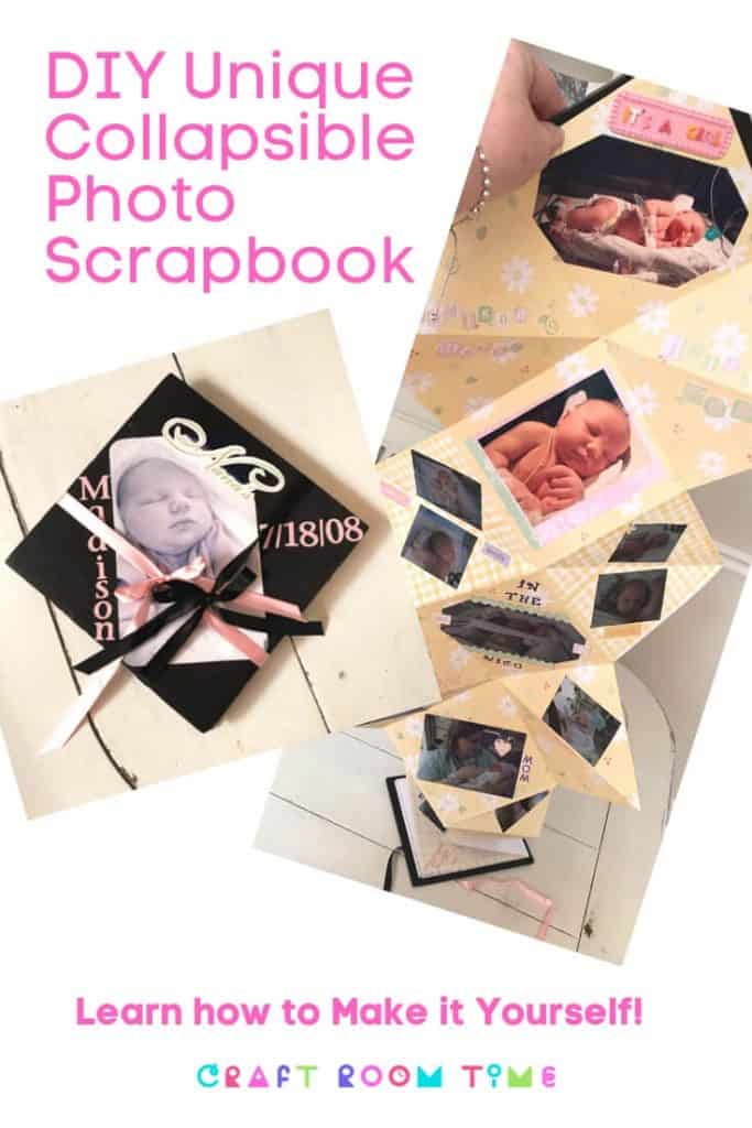 DIY Unique Collapsible Photo Scrapbook