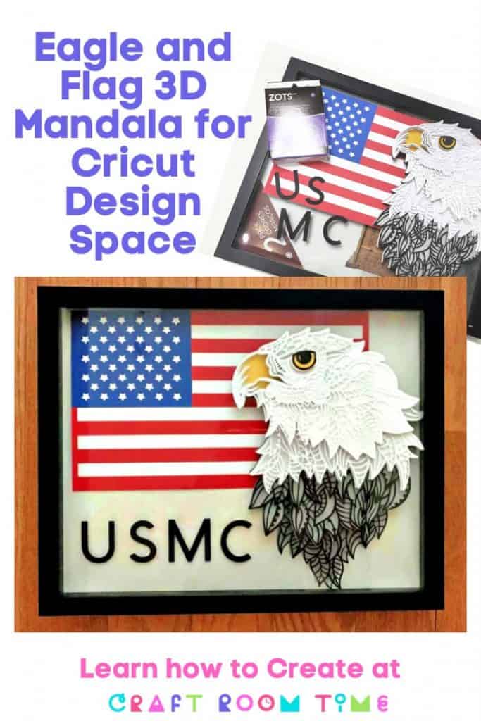 Download Eagle And Flag 3d Mandala For Cricut Design Space