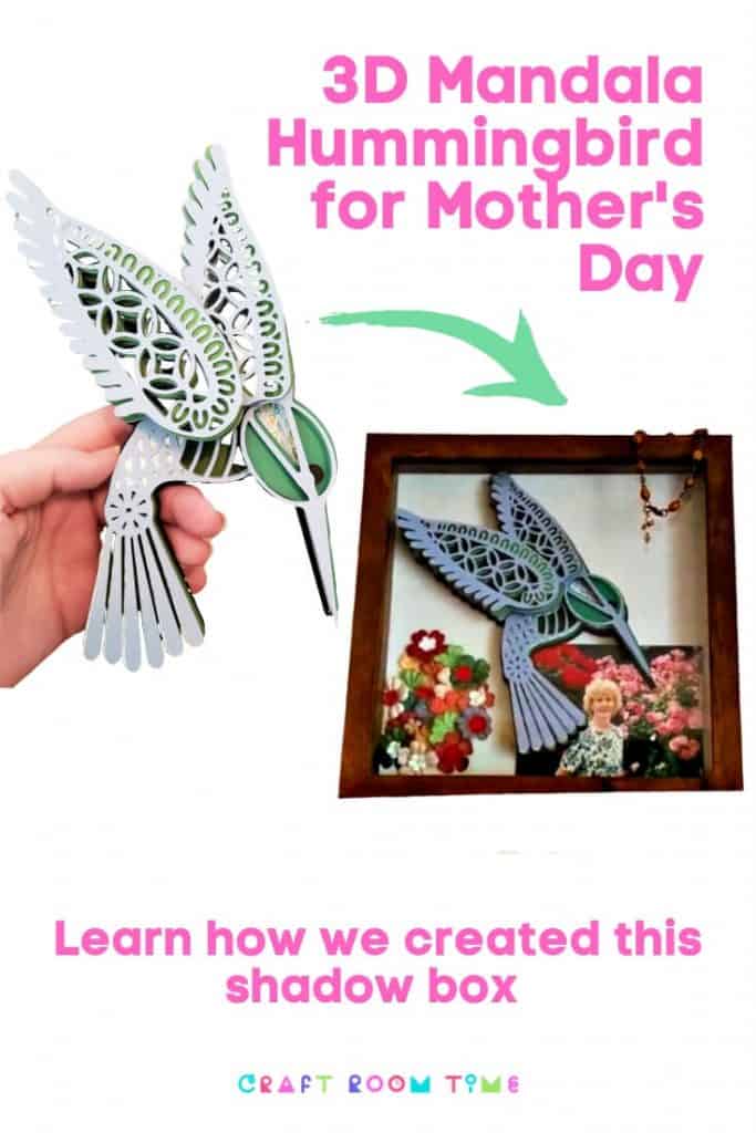 3d Mandala Hummingbird for Mother's Day