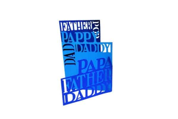 Cute Father's Day Card to make with Cricut