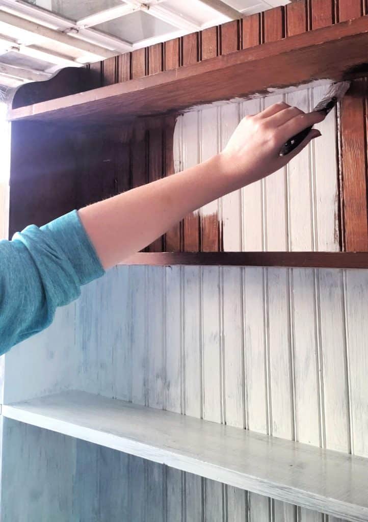 Antique Shelf Makeover