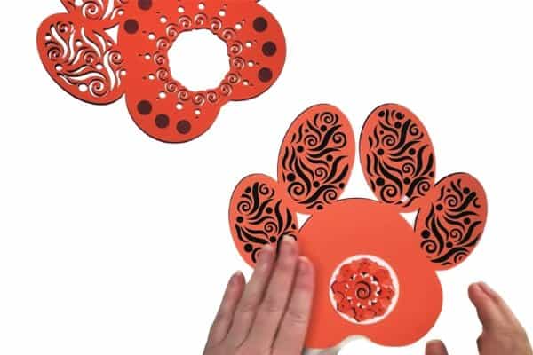 Download Dog Paw Layered 3D Mandala for Cricut | Craft Room Time