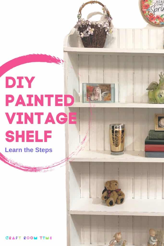 DIY Antique Shelf Makeover