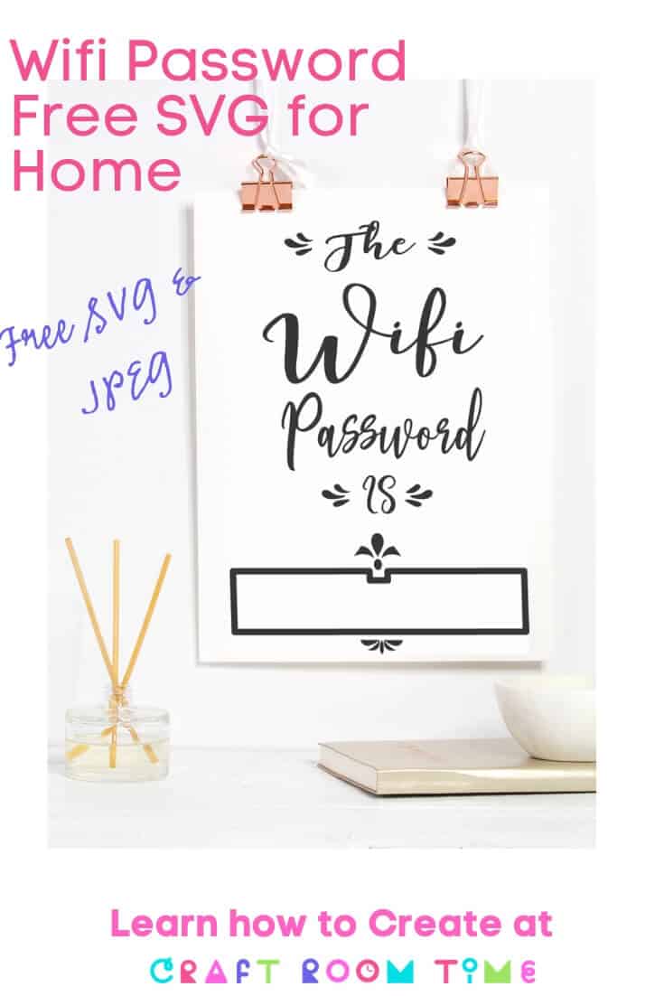 Wifi Password Free Svg For Home Craft Room Time