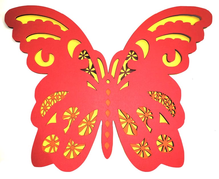 Free Free 50 2 Layered Butterfly Svg Free SVG PNG EPS DXF File