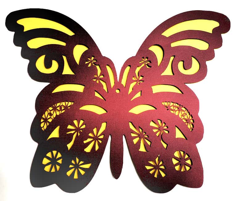 Butterfly Layered Mandala Free Svg Craft Room Time