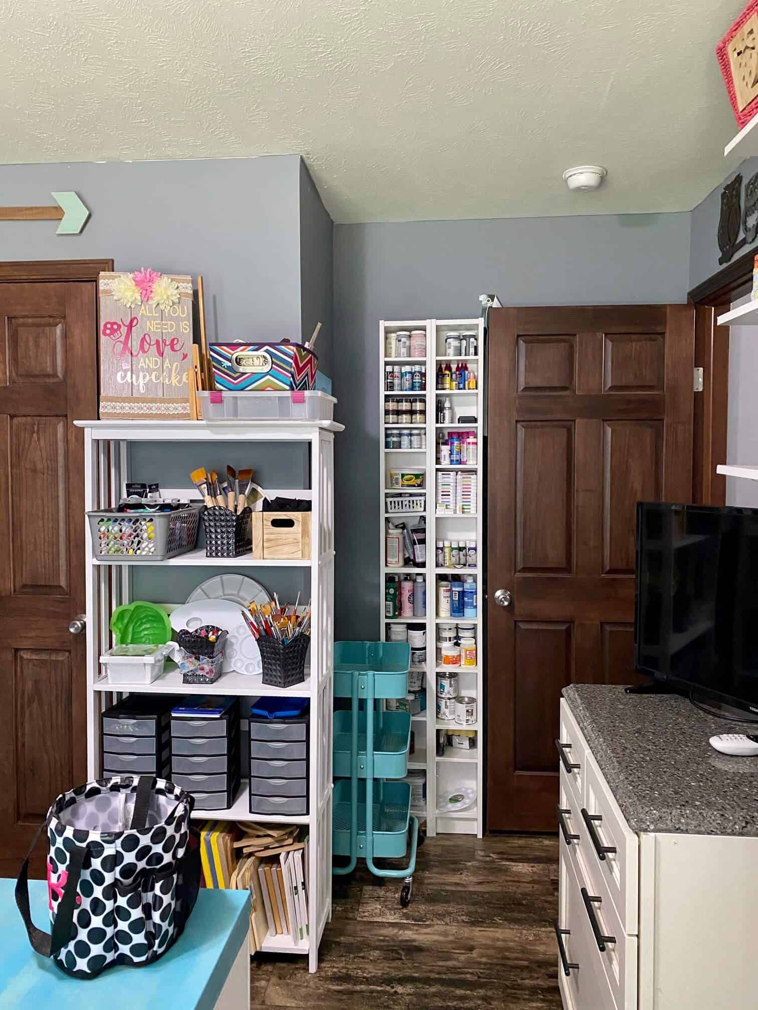 Small Space Craft Room Makeover Craft Room Time