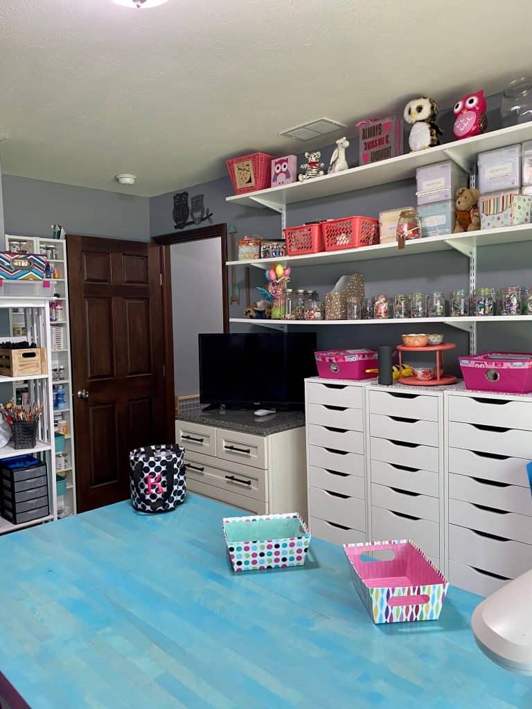 Small Space Craft Room Makeover