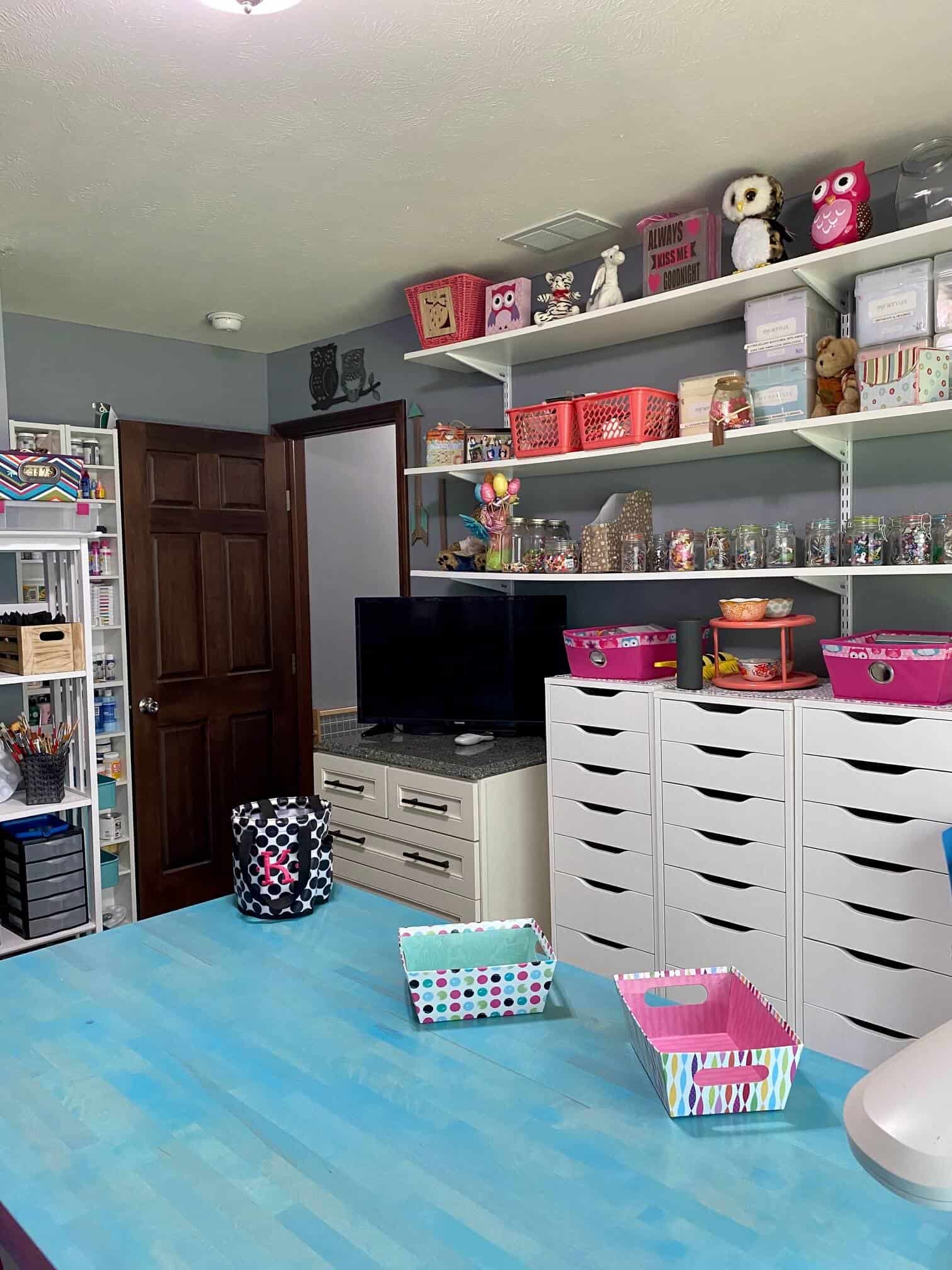 Small Space Craft Room Makeover Craft Room Time