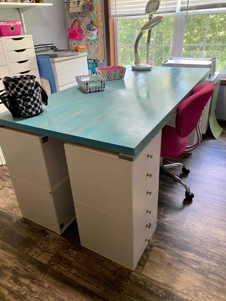 Cubed Craft Room Table