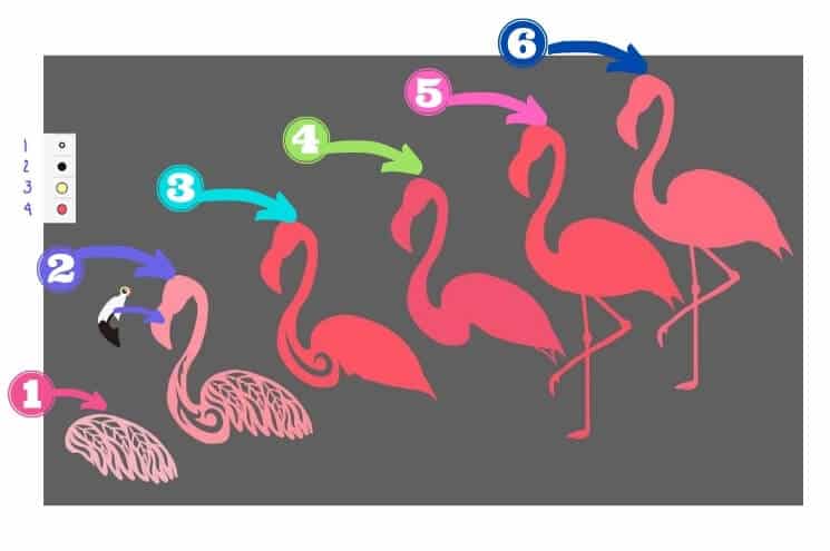 Download Free Layered Flamingo Svg Craft Room Time