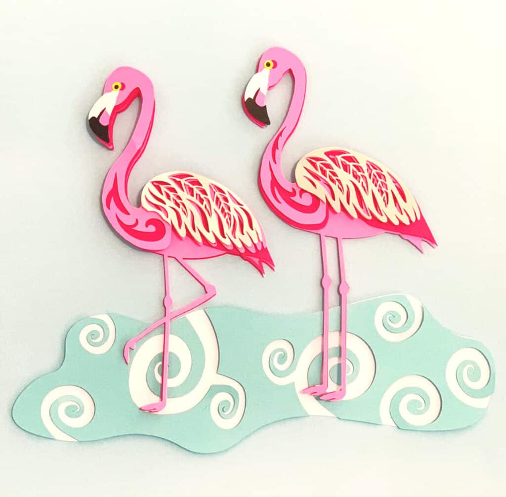 Free Layered Flamingo Svg Craft Room Time