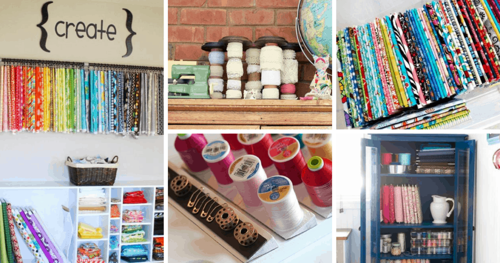 Vintage Craft Room Storage - The Scrap Shoppe