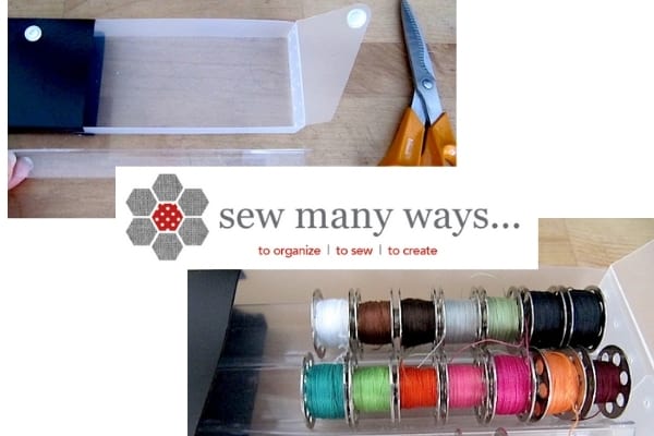 DIY Bobbin Organizer - 2 Easy Ideas - Upcycling 