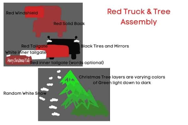 Assemble the Truck and Tree