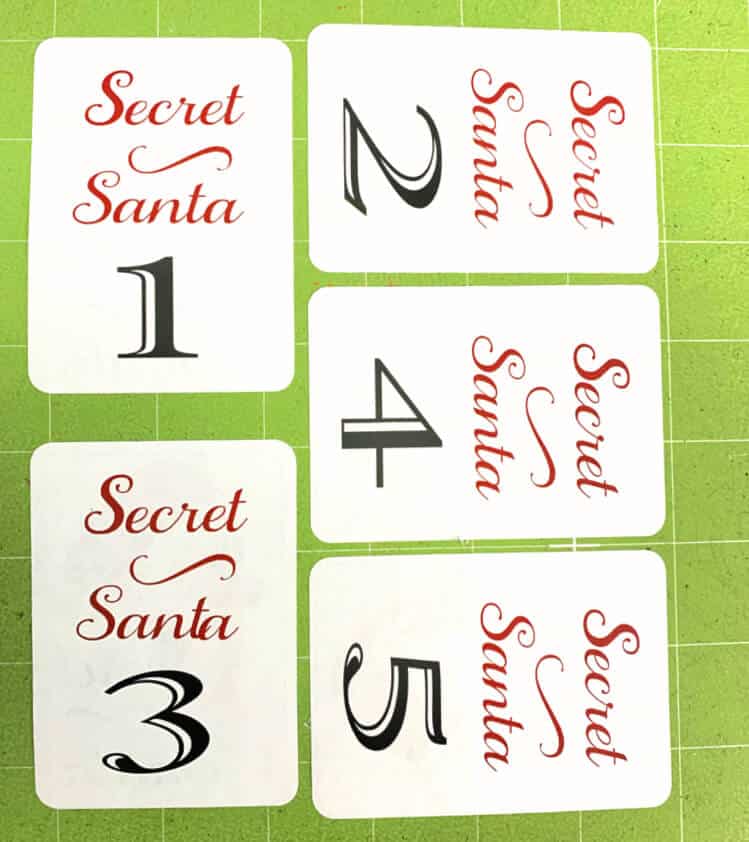 Secret Santa Backs