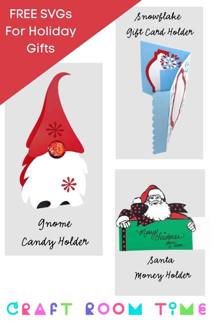 Wonderful Christmas Gift Cards and Candy Box Free SVGs