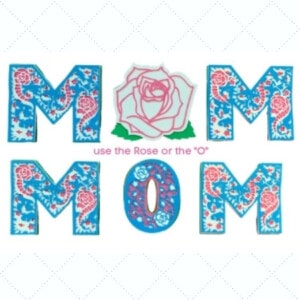3D Mom Letters Free in Cricut Access