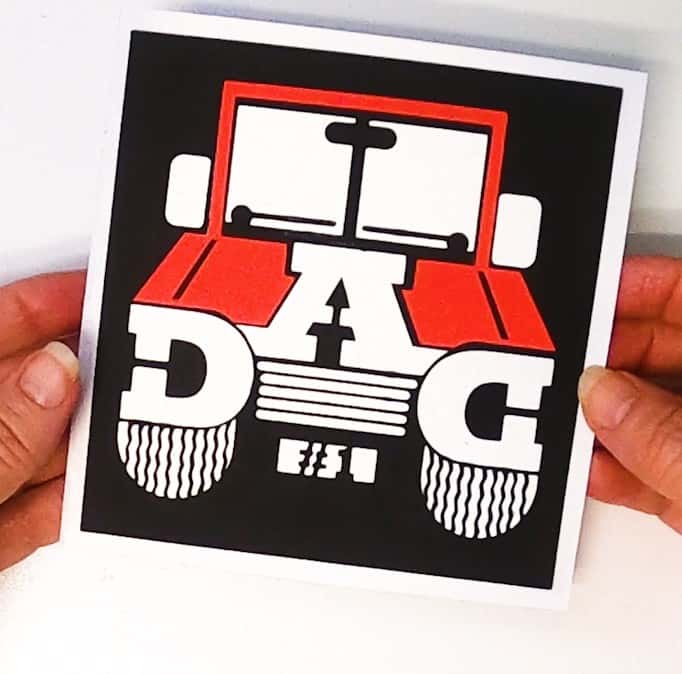 Dad Jeep Card