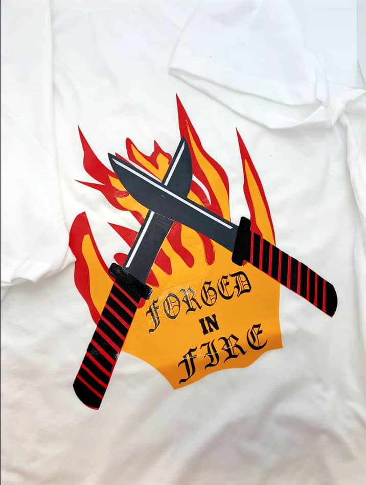 How to make a forged in fire t-shirt