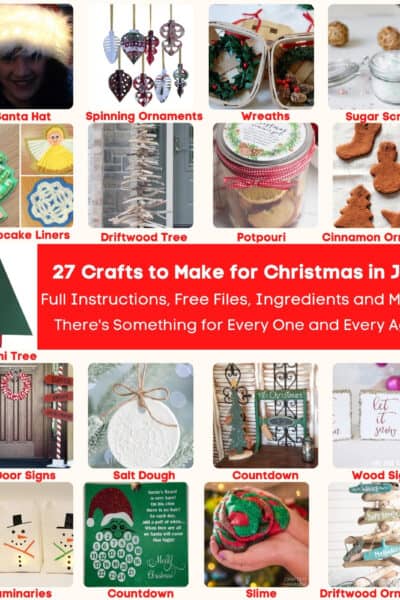 27 Crafts to Make for Christmas in July