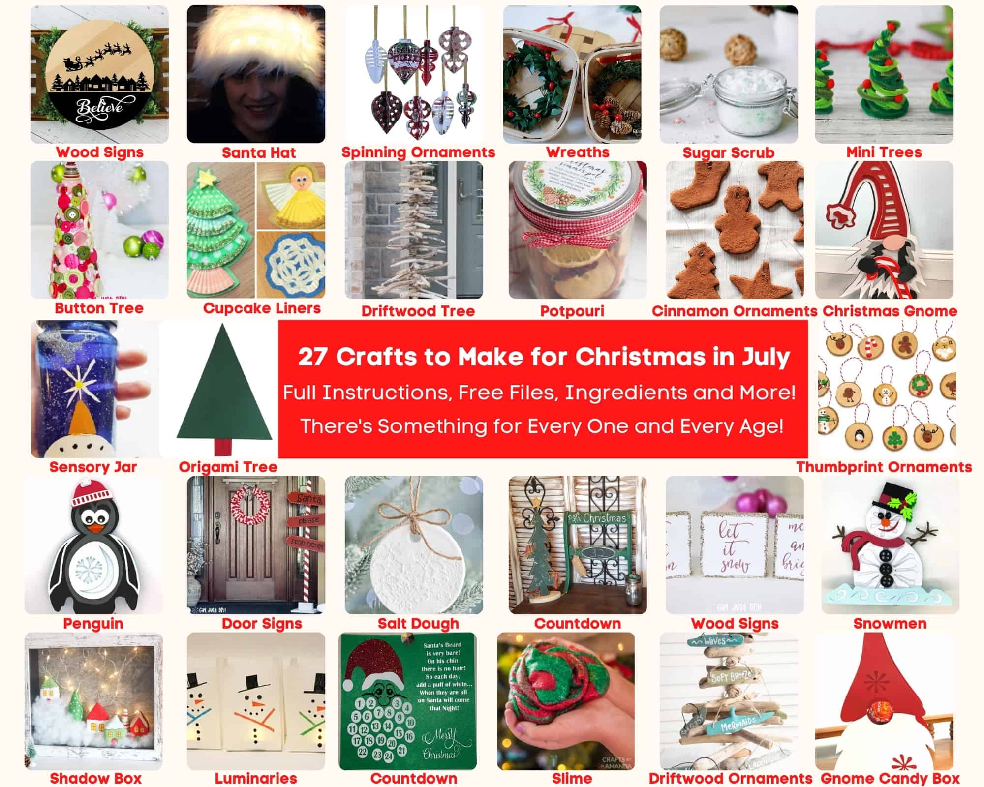 27 Crafts to Make for Christmas in July | Craft Room Time