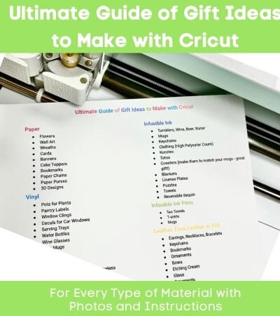 Ultimate Guide of Gift Ideas to Make with Cricut