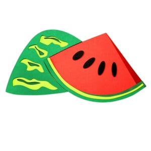 3D watermelon Free SVG