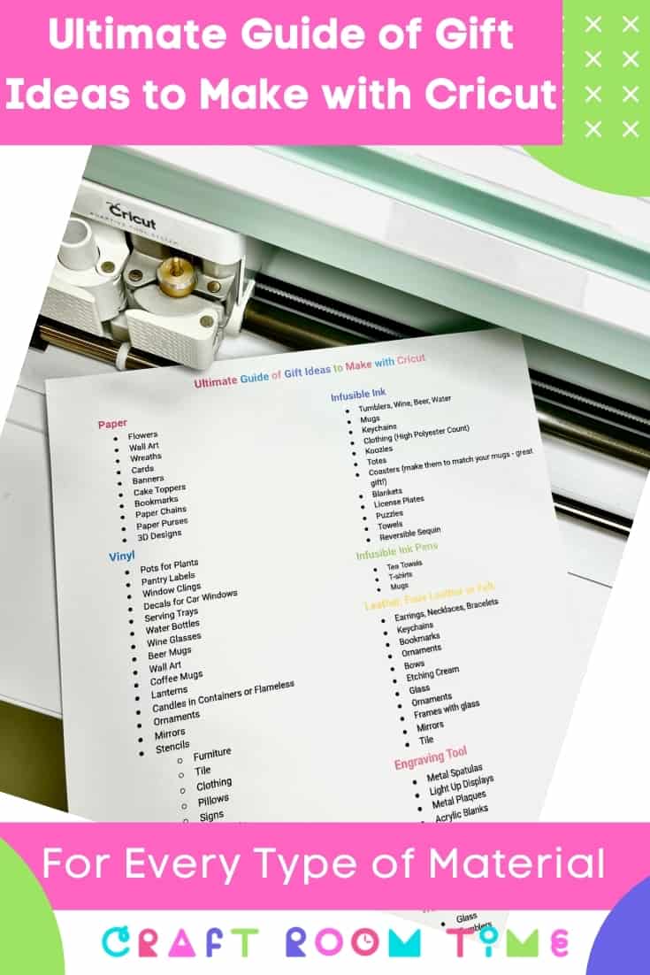 Ultimate Guide of Gift Ideas to Make with Cricut