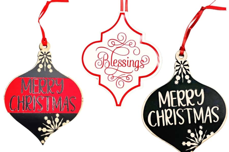 Arabesque Ornaments and Wooden Ornaments with HTV