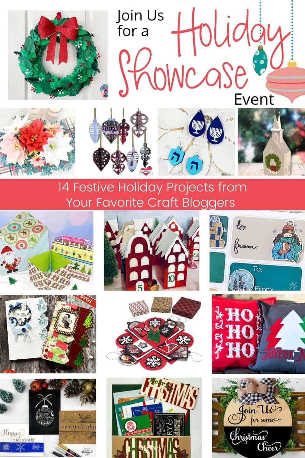 Holiday Showcase of 14 Cricut Crafts